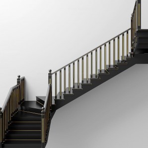 后现代楼梯栏杆-模型id【25504】