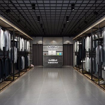 现代服装店-模型ID【63313】