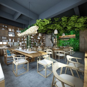 新中式茶馆茶楼-模型ID【163272】