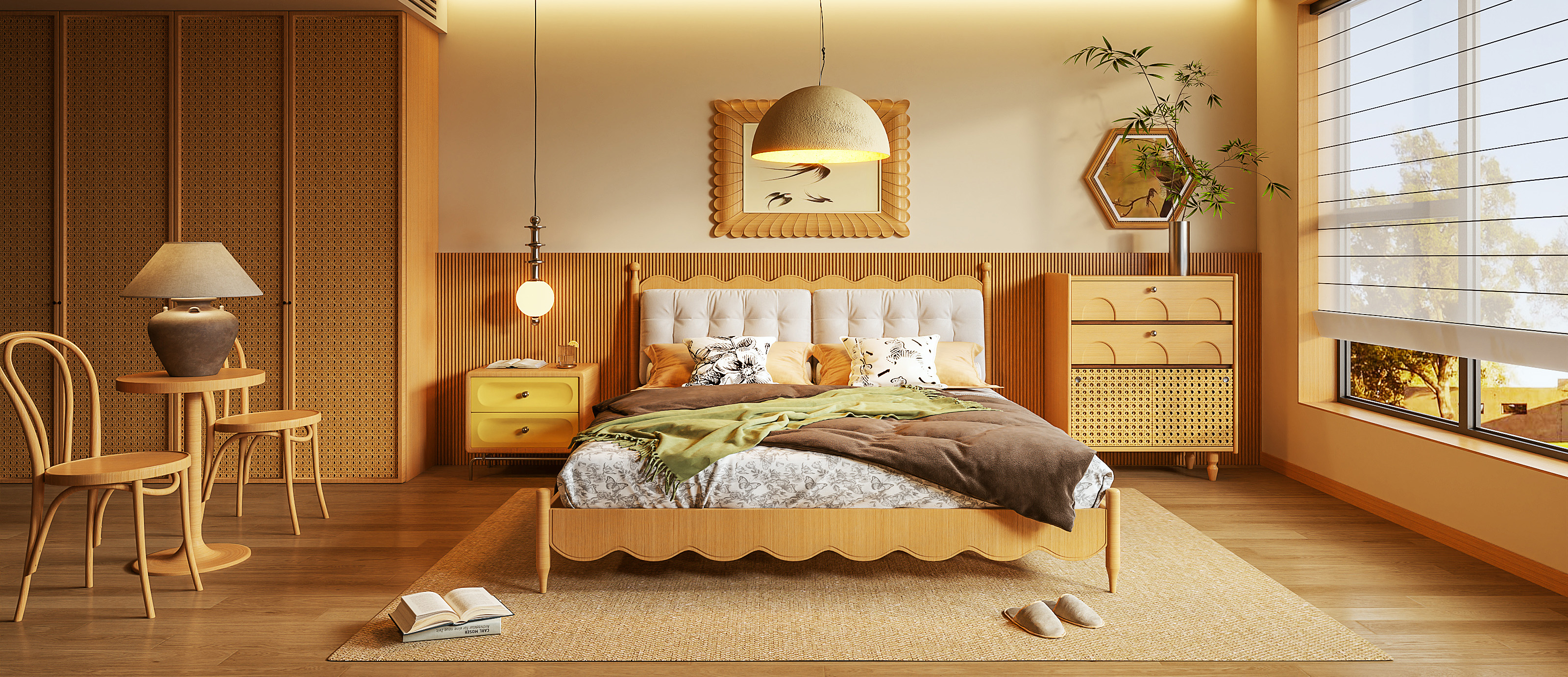 现代中古风卧室-2862530