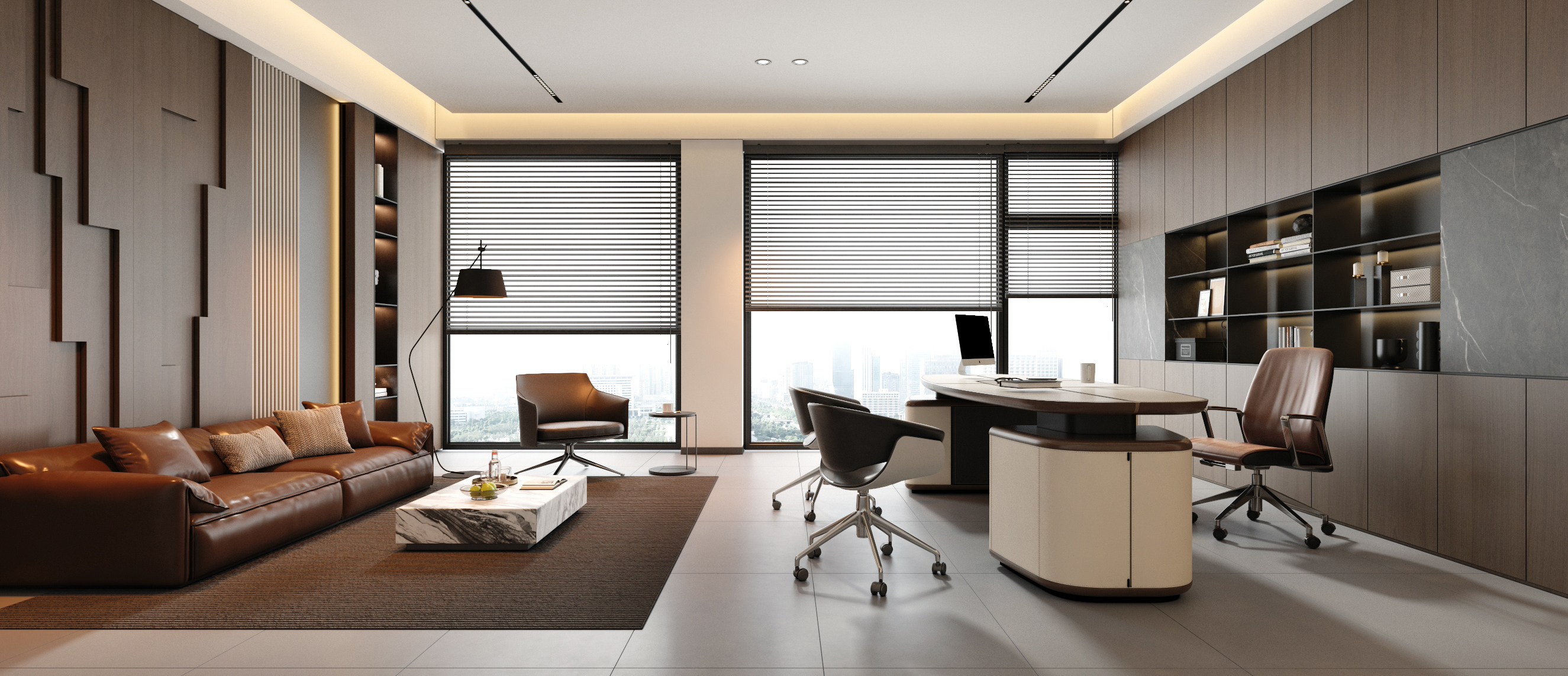 现代办公经理室-2890648