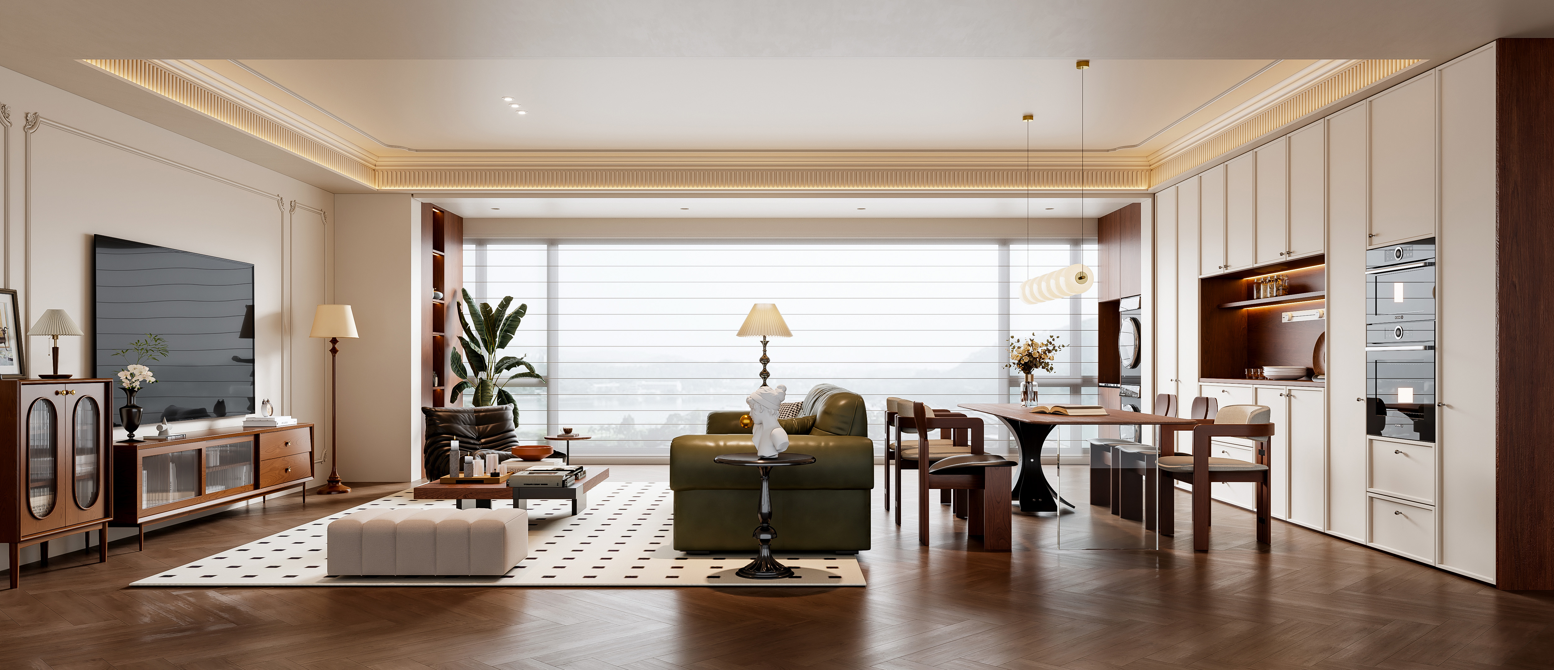 法式中古风客餐厅-2731809