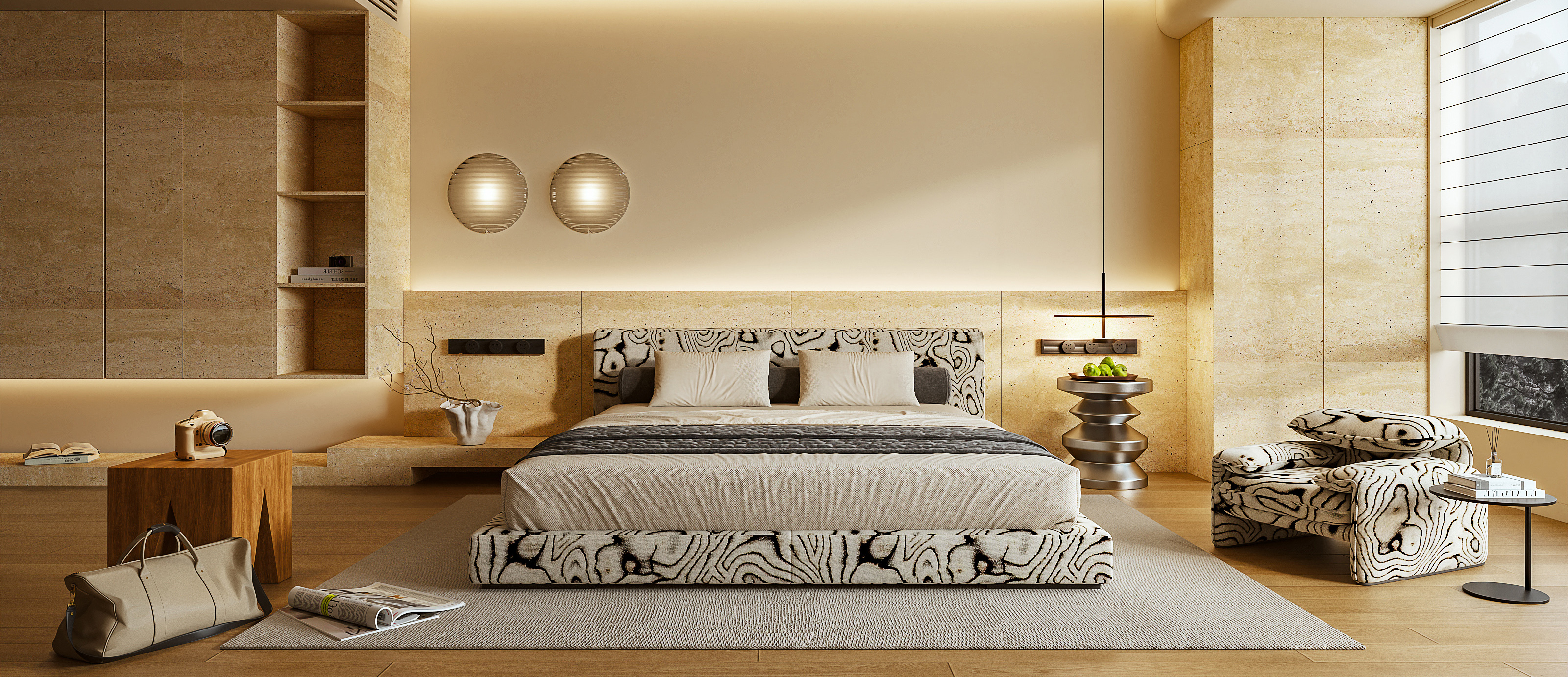 现代中古风卧室-2927011