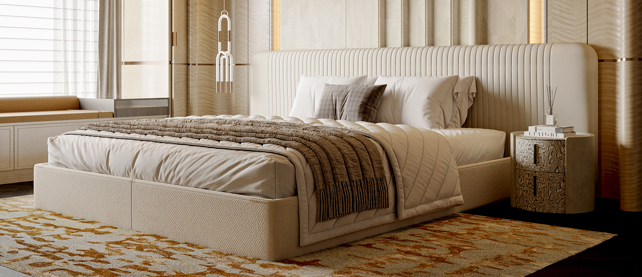 现代轻奢卧室-2963450