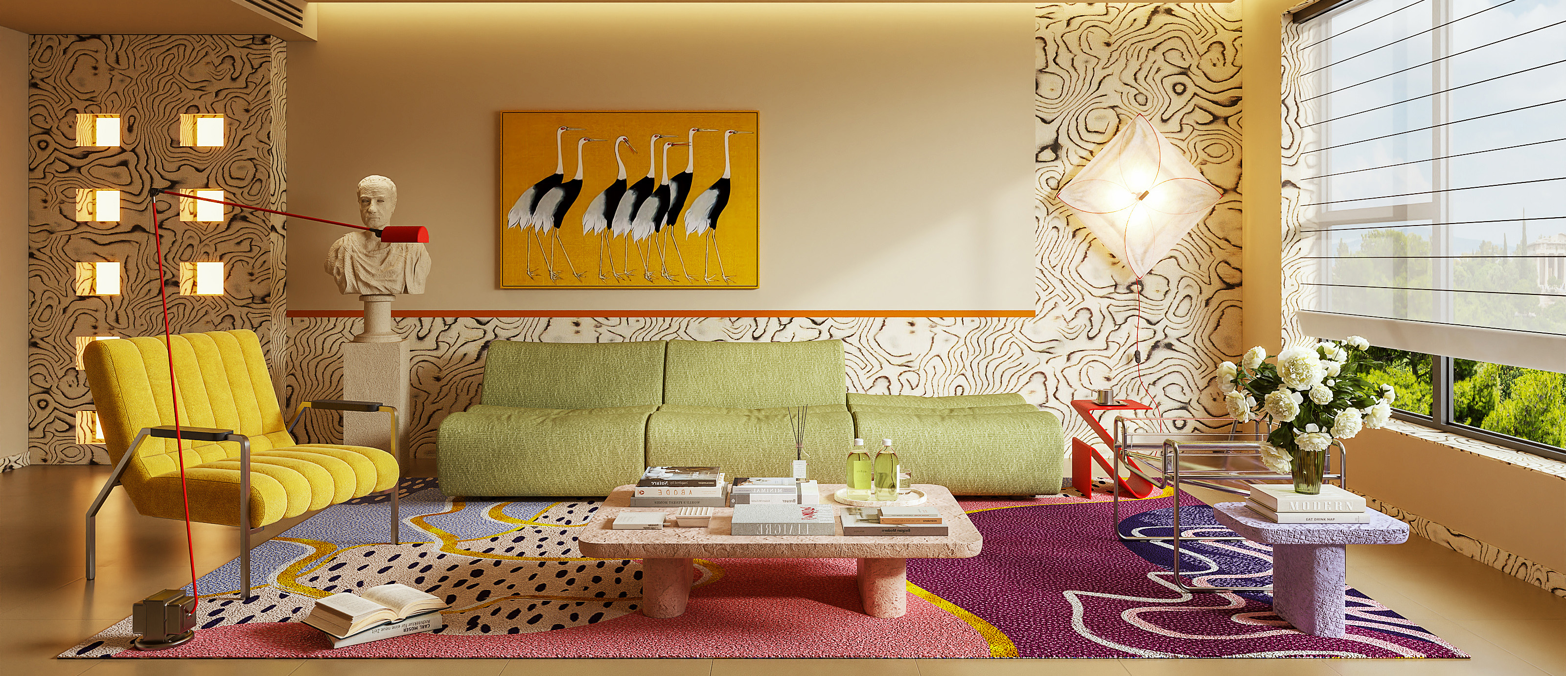 现代多巴胺客厅-3036543