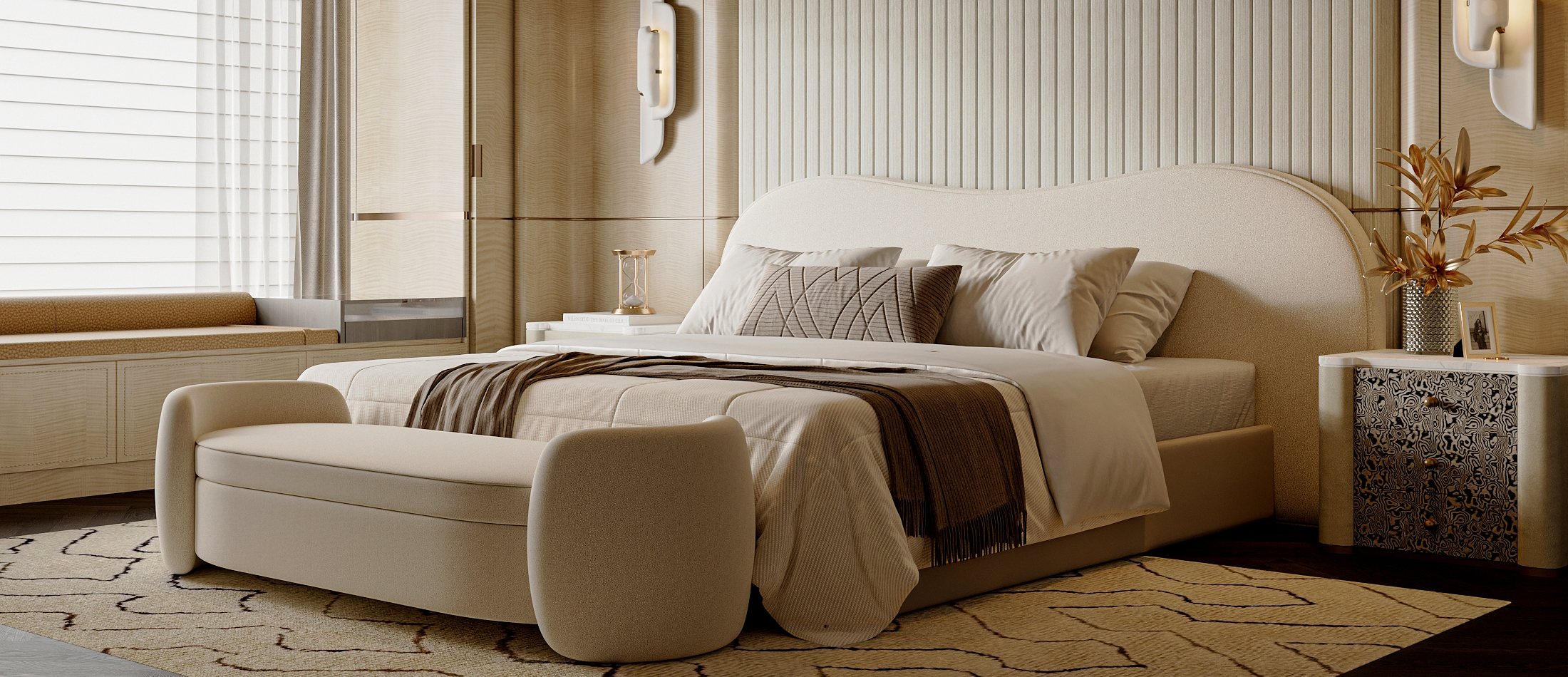 现代轻奢卧室-3074304