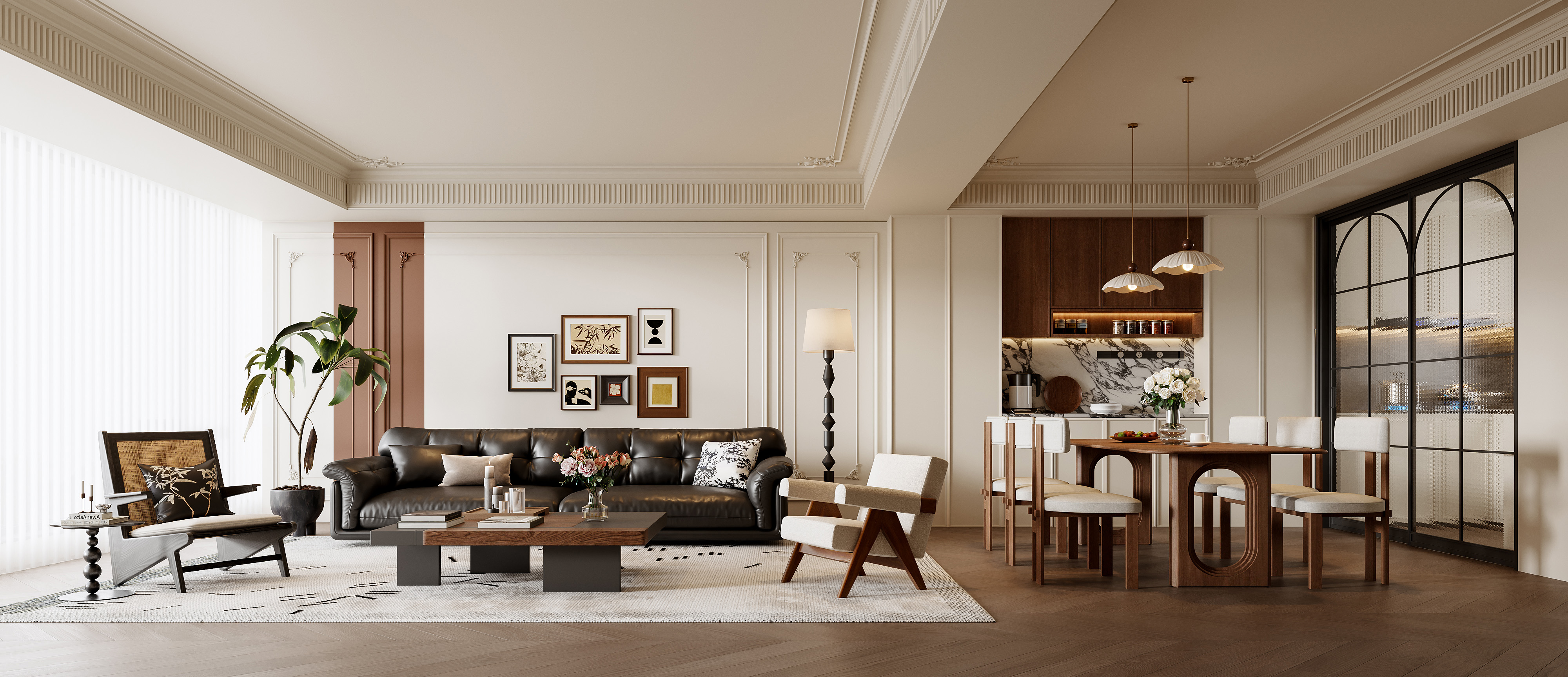 法式中古风客餐厅-2321931