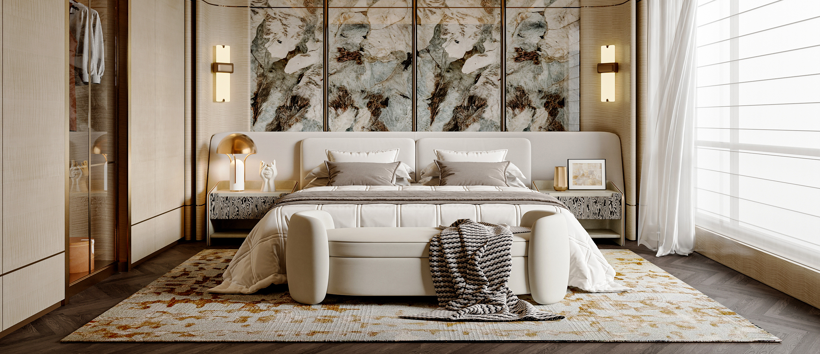 现代轻奢卧室-2997941