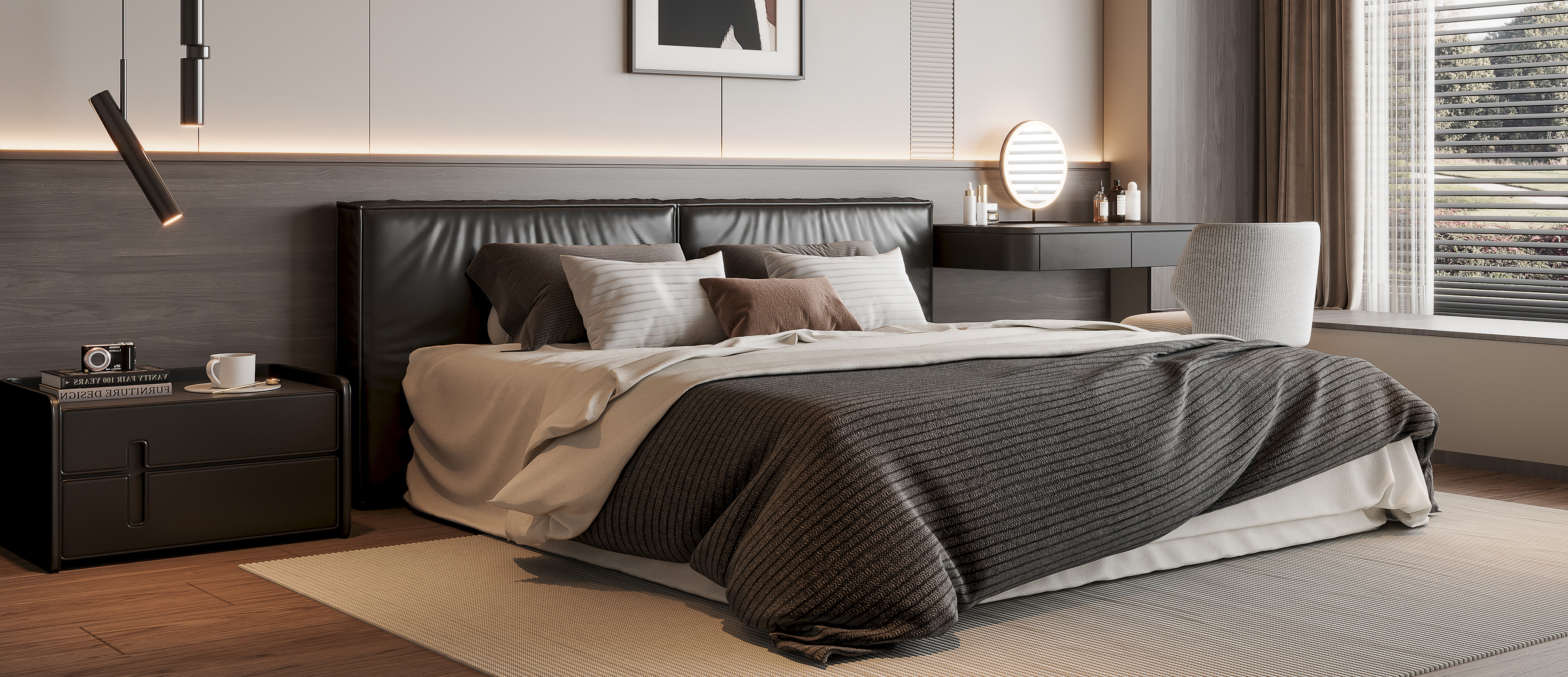 现代意式卧室-2685822