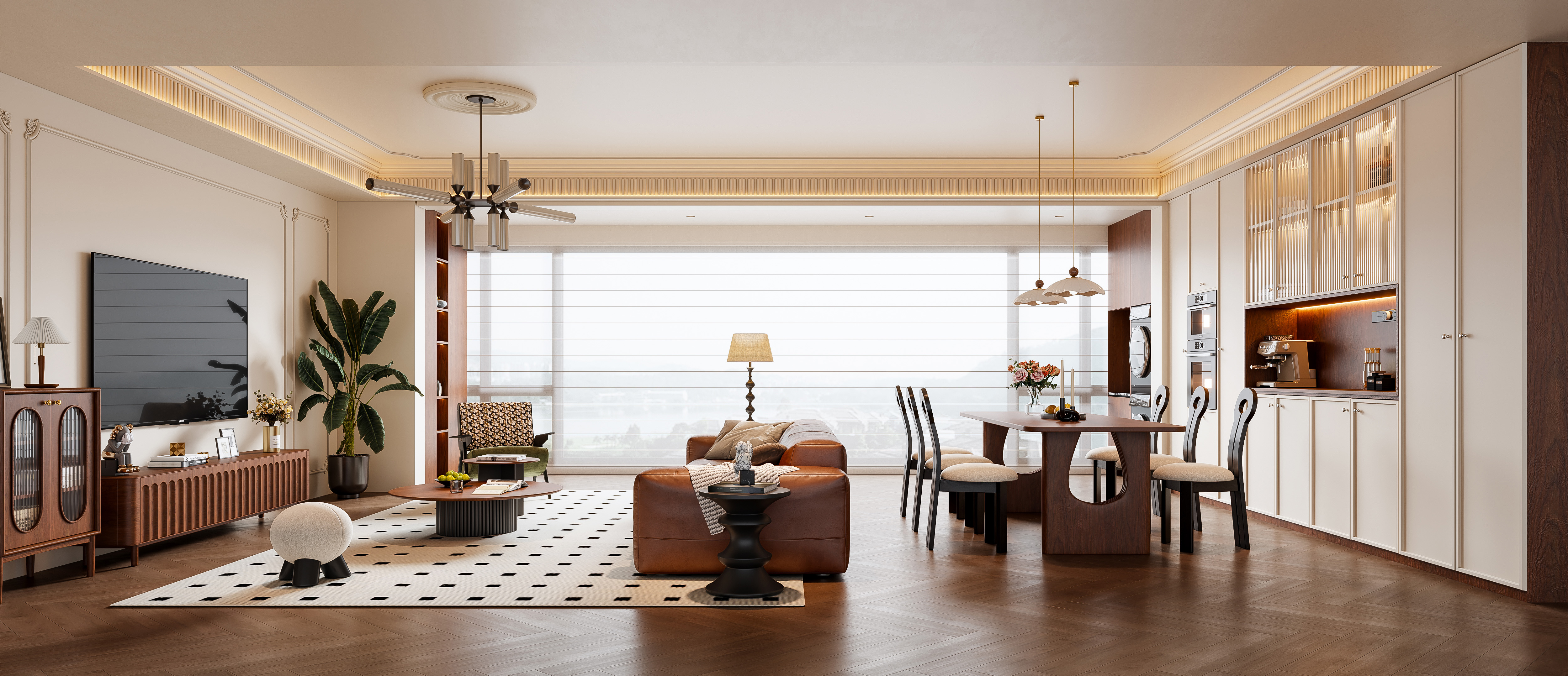 法式中古风客餐厅-2728385