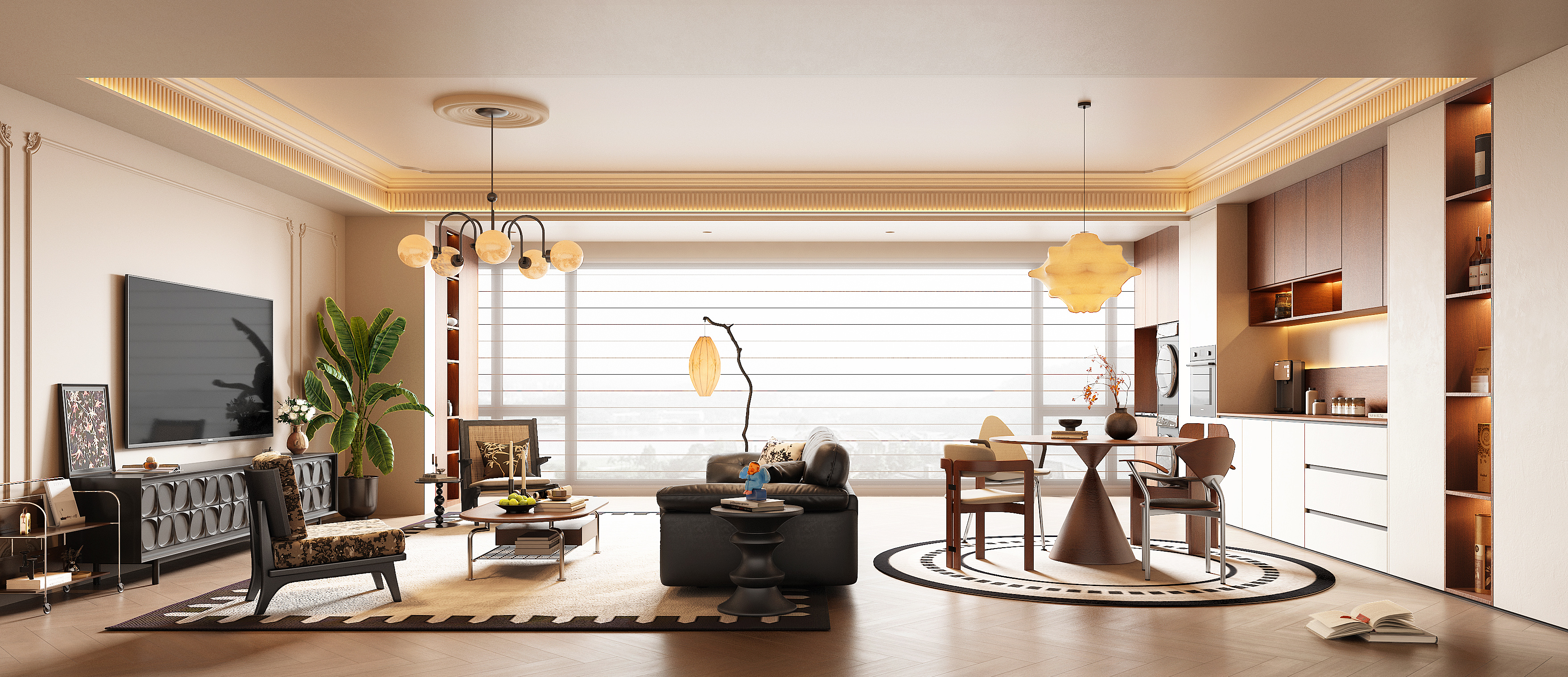 法式中古风客餐厅-2739641