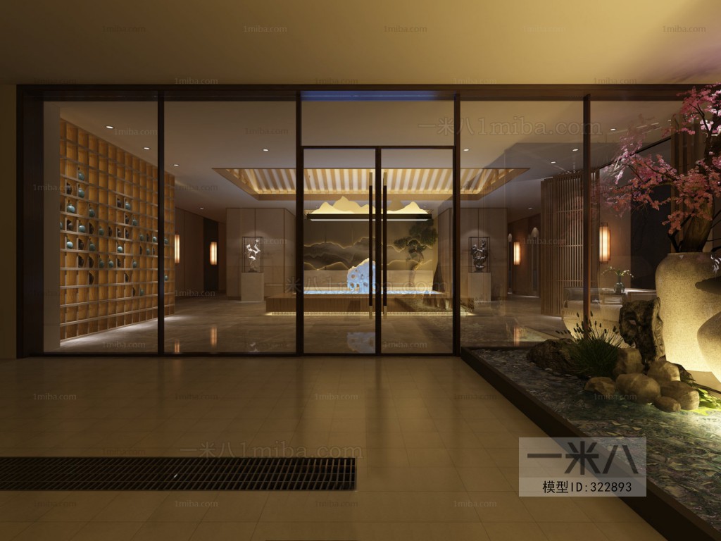 New Chinese Style Lobby Hall