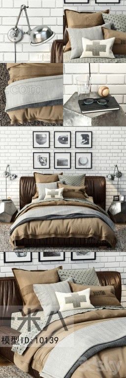 Industrial Style Nordic Style Bedroom