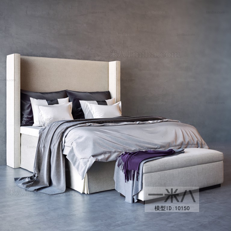 Modern Nordic Style Simple Style Simple European Style Double Bed