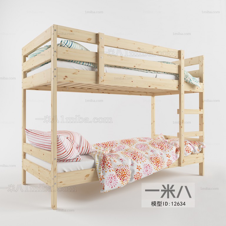 Modern Nordic Style Child's Bed