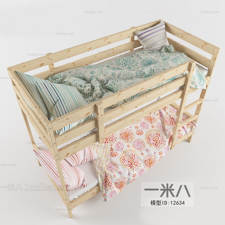 Modern Nordic Style Child's Bed