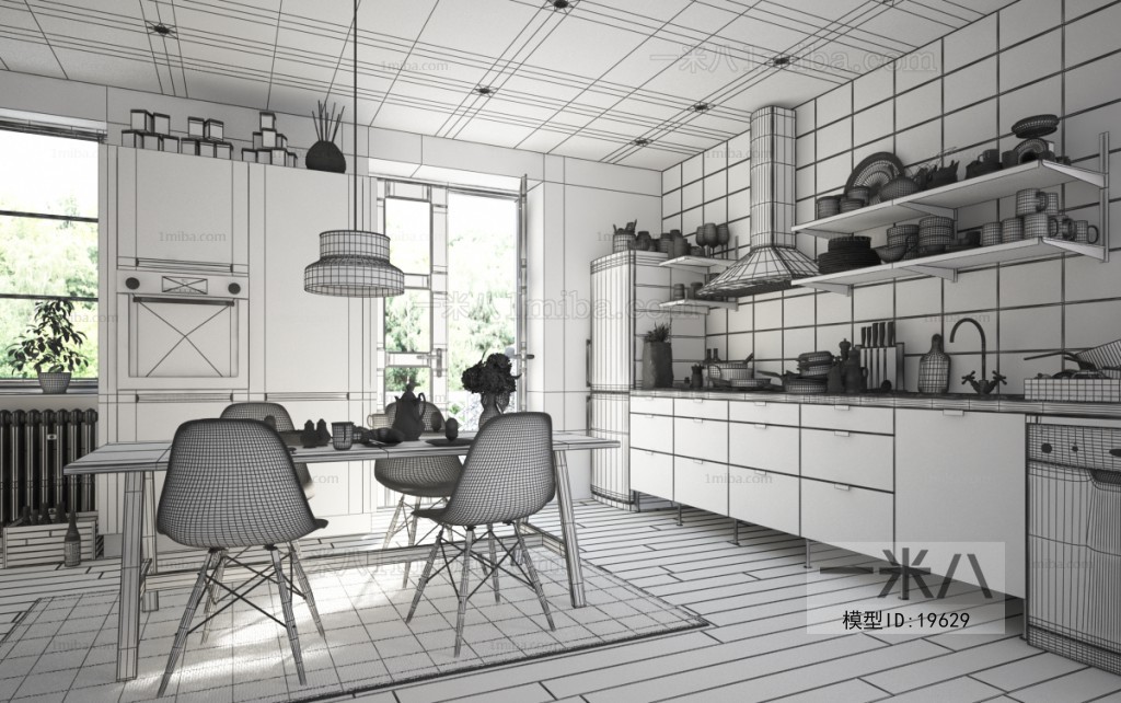 Modern Nordic Style The Kitchen