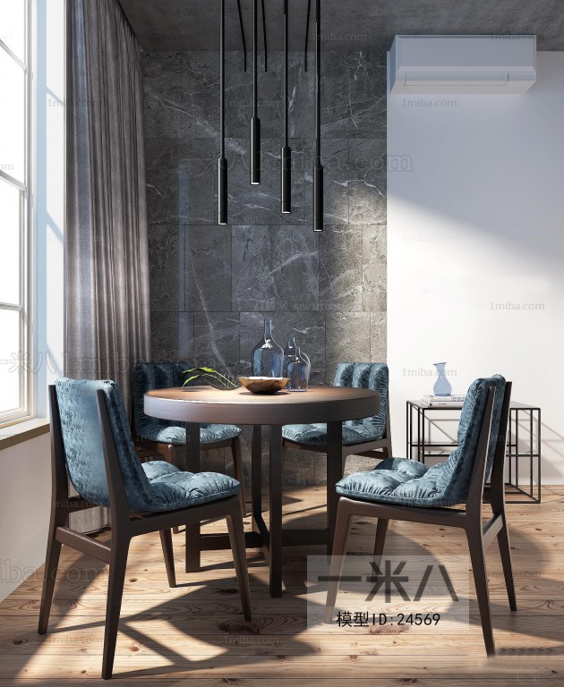 Modern Nordic Style Dining Table And Chairs