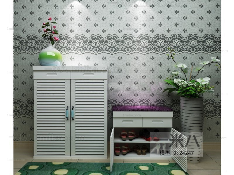 Modern Idyllic Style Shoe Cabinet/drawer Cabinet