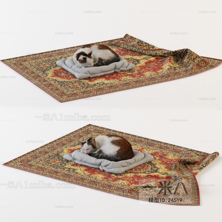 欧式地毯猫咪动物