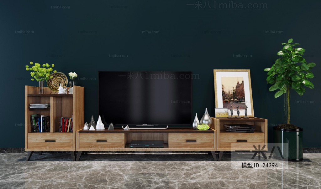 Modern Nordic Style TV Cabinet