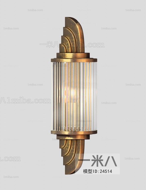 American Style Post Modern Style Wall Lamp