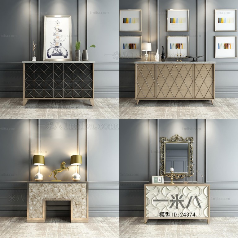 Modern Side Cabinet/Entrance Cabinet