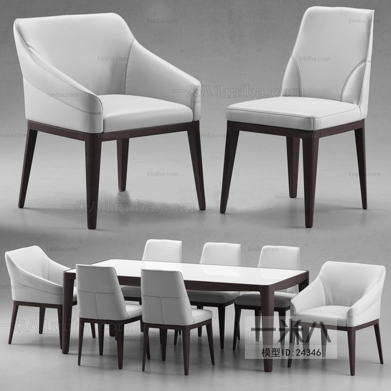 Modern Simple Style Dining Table And Chairs