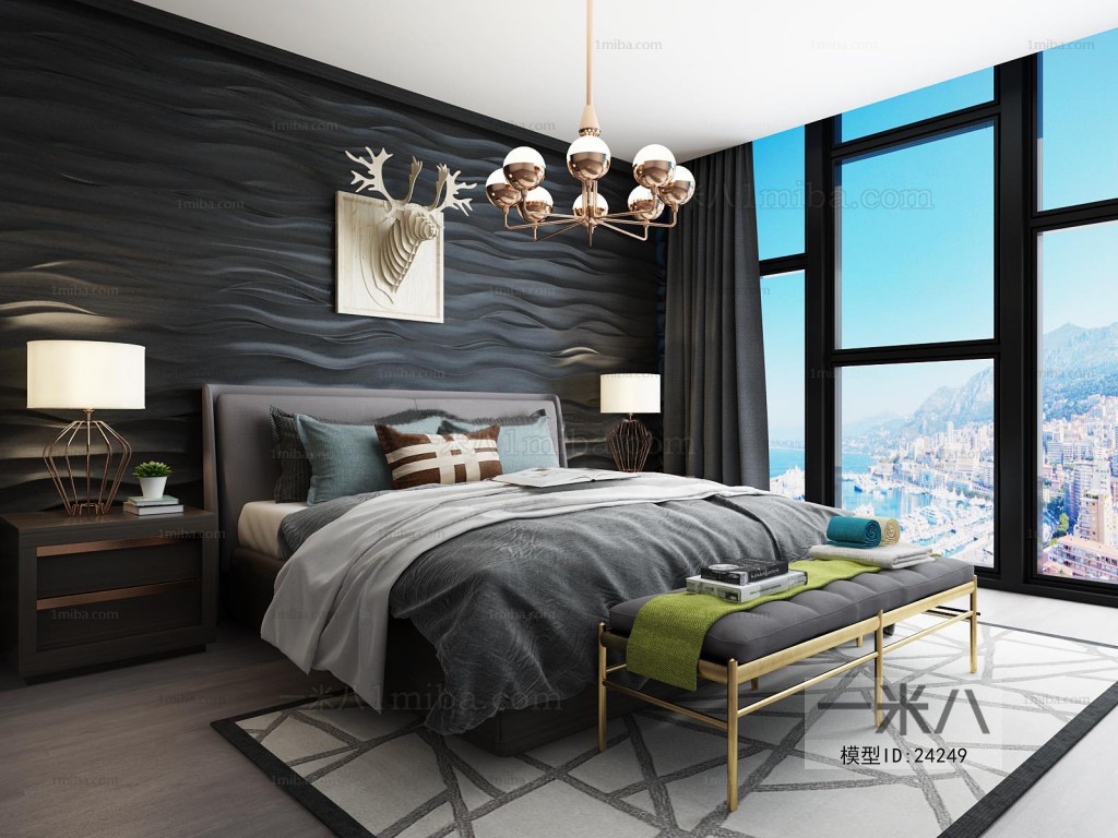 Modern Nordic Style Bedroom