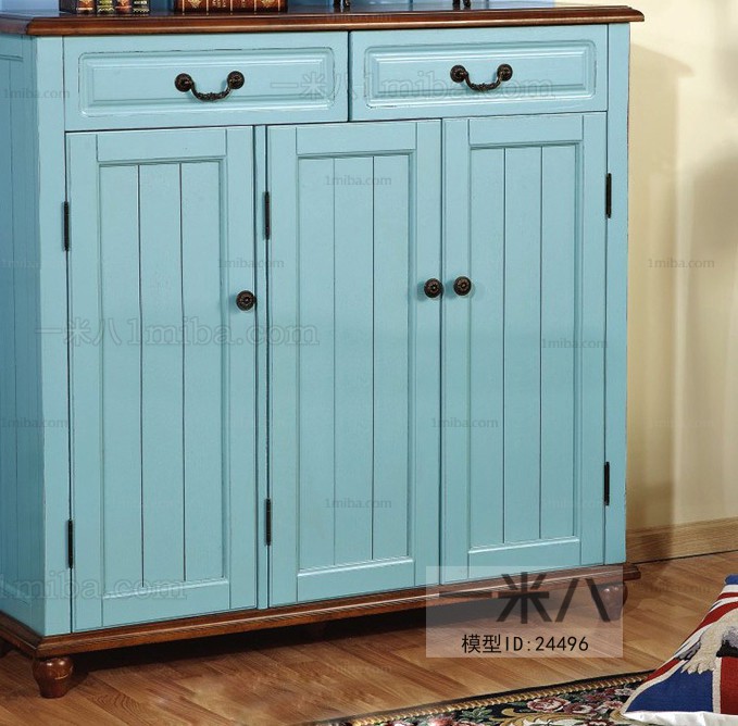 American Style Mediterranean Style Shoe Cabinet/drawer Cabinet