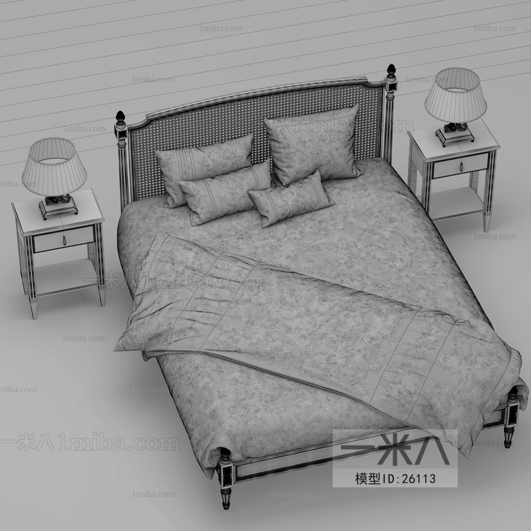 American Style Double Bed