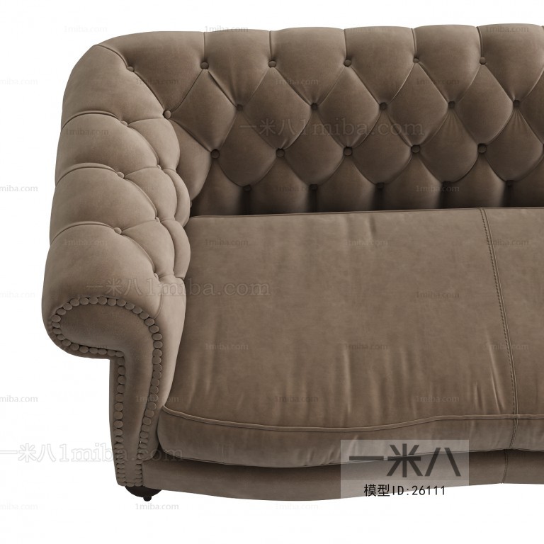 American Style Simple European Style A Sofa For Two