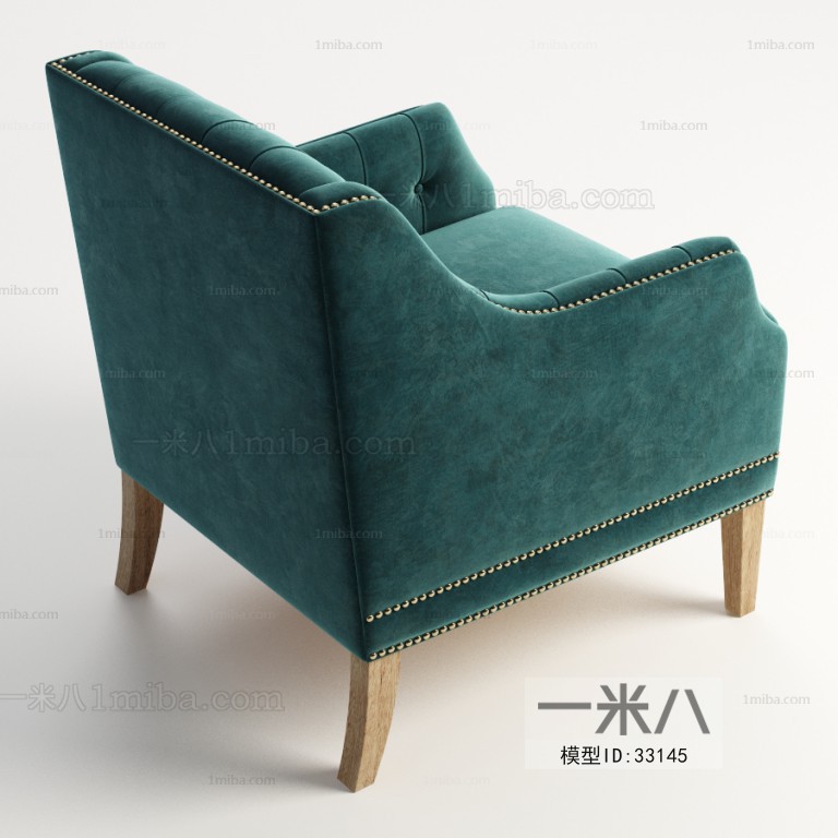 Modern American Style Single Sofa