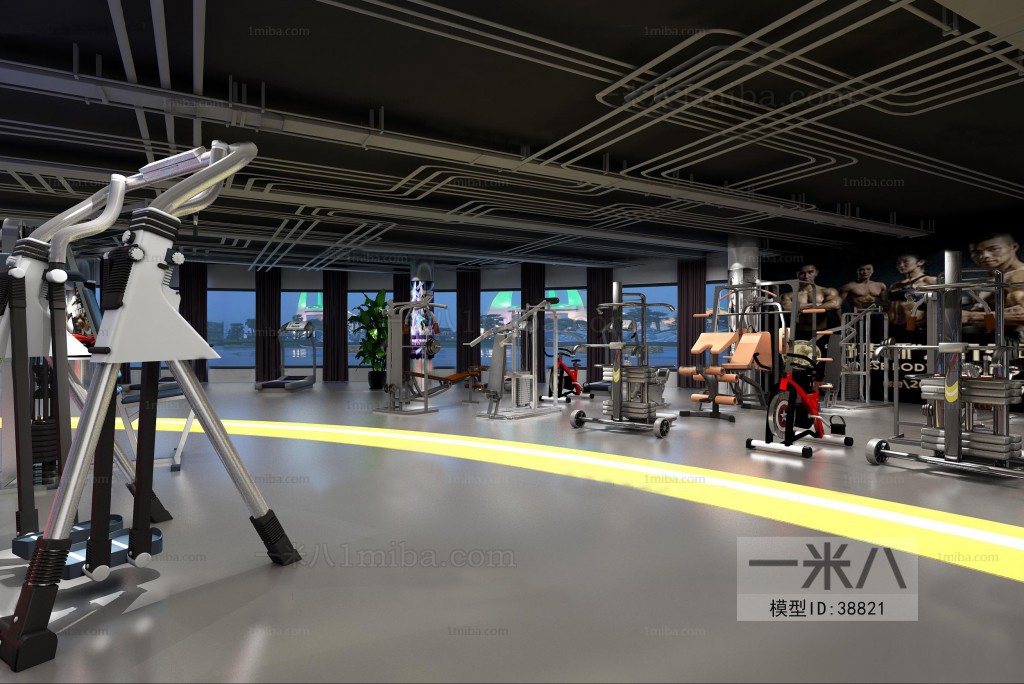 Industrial Style Gym