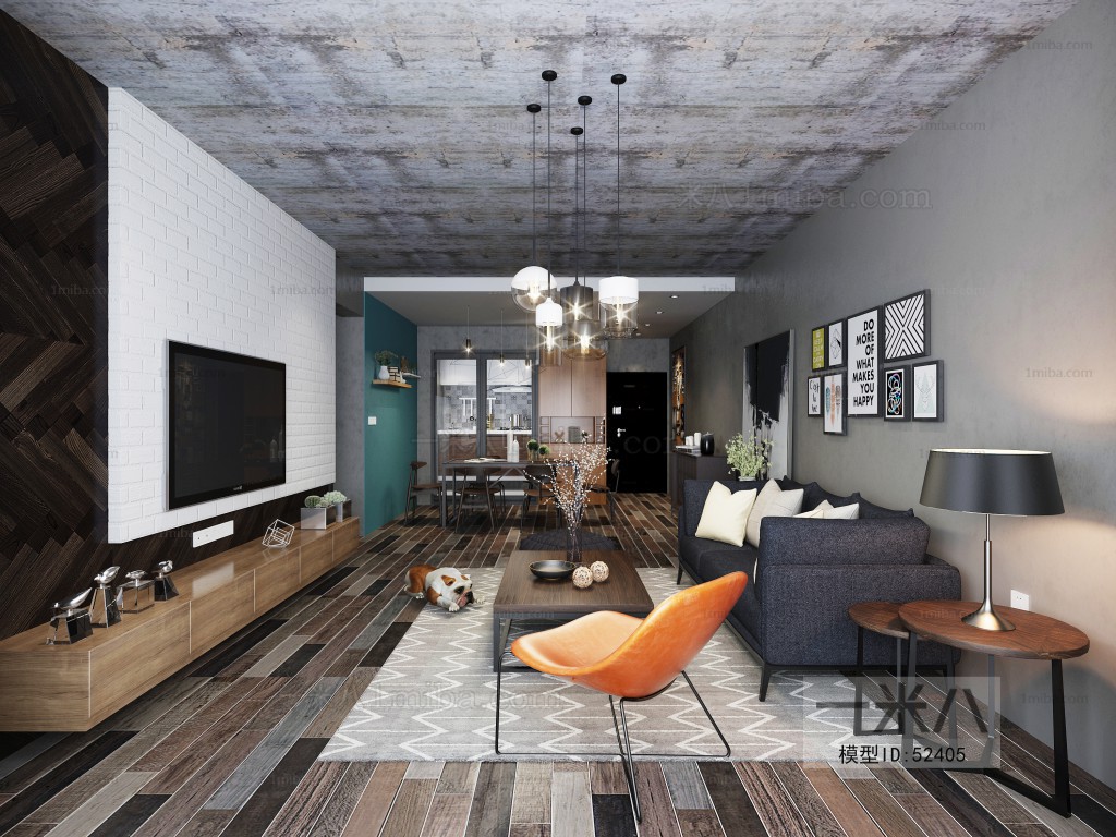 Industrial Style A Living Room