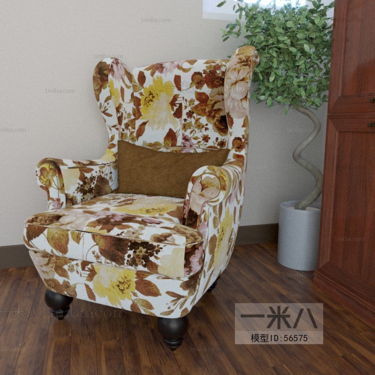 Idyllic Style Single Sofa