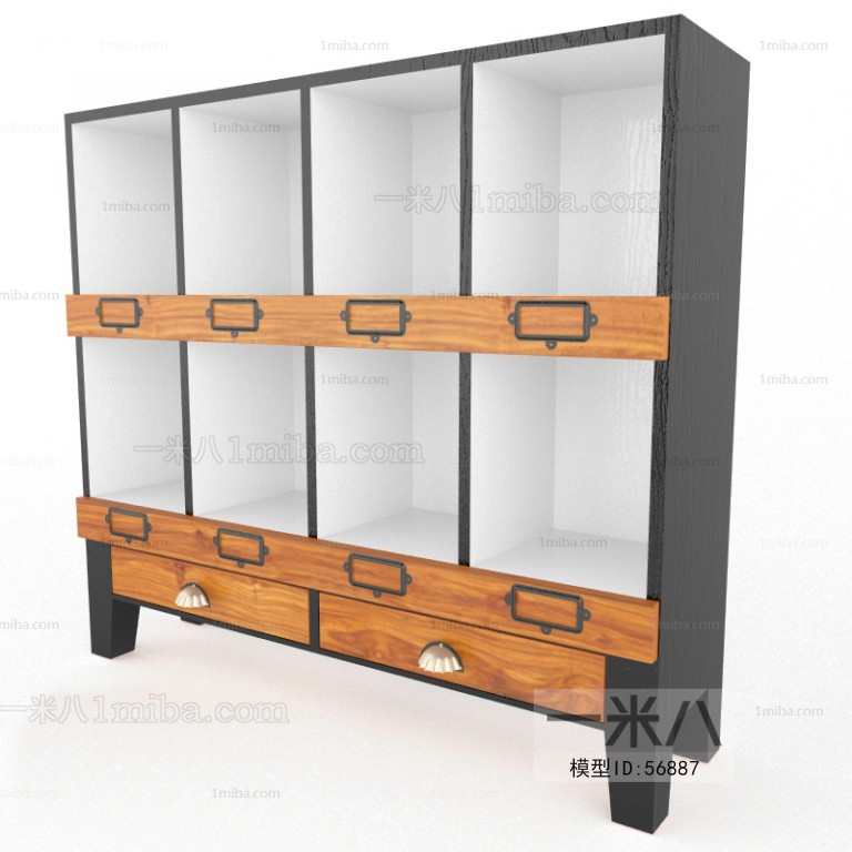 Industrial Style Decorative Cabinet