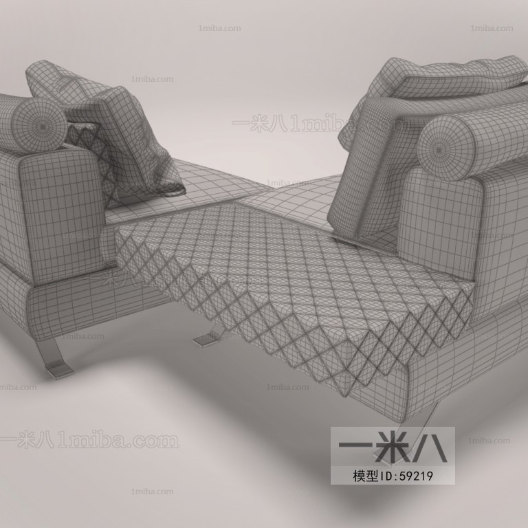 Modern Multi Person Sofa