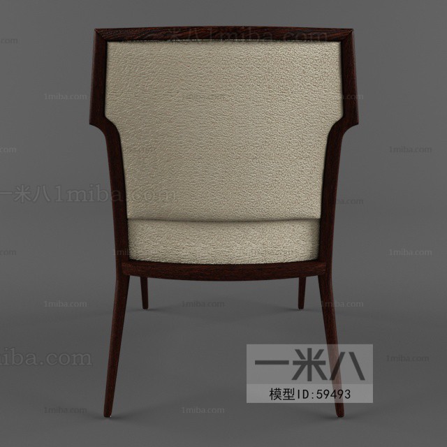 Simple European Style Single Chair