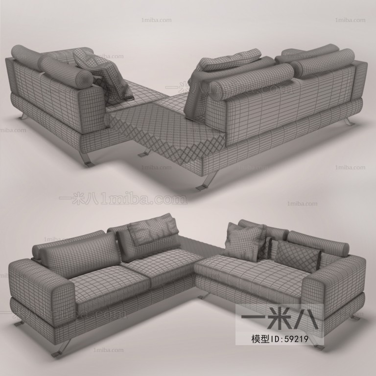 Modern Multi Person Sofa