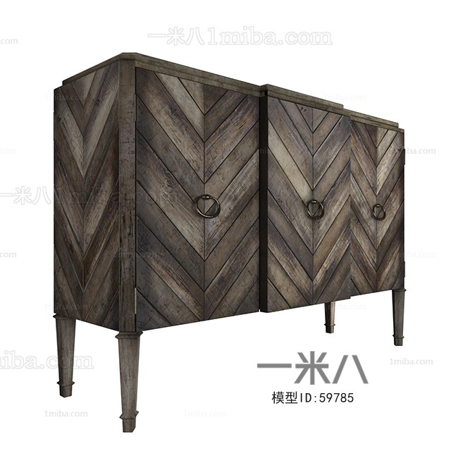 Industrial Style Side Cabinet/Entrance Cabinet