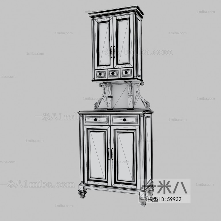 European Style Wine Cabinet