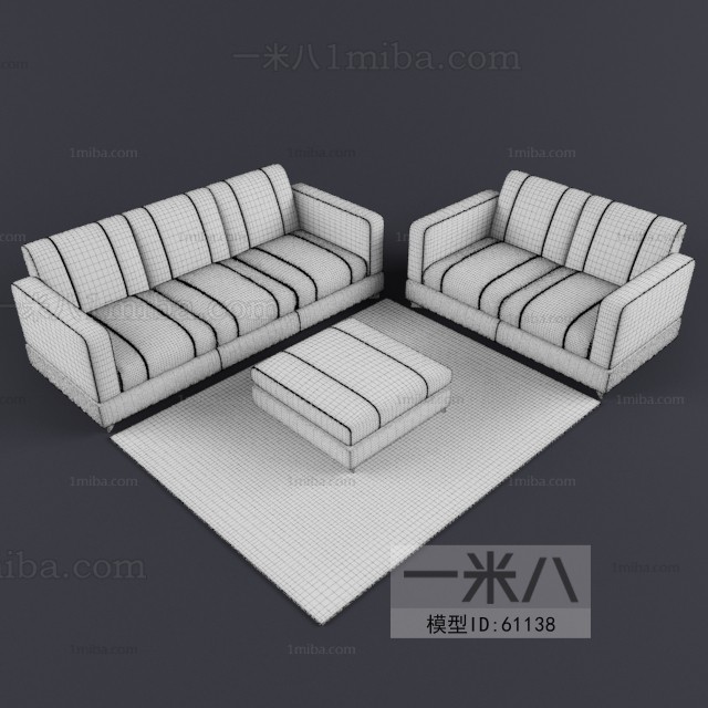 Modern Three-seat Sofa