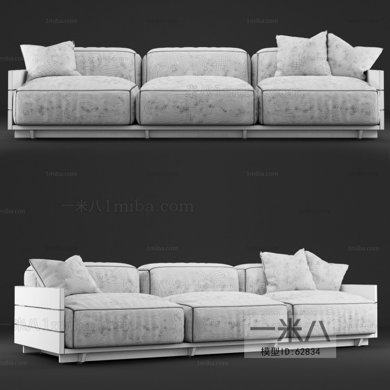 Modern Three-seat Sofa