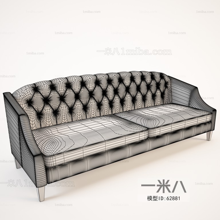 Simple European Style A Sofa For Two