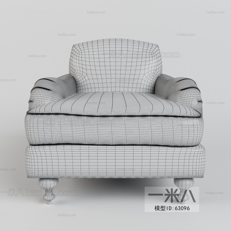 European Style Single Sofa