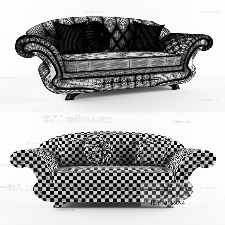 European Style A Sofa For Two