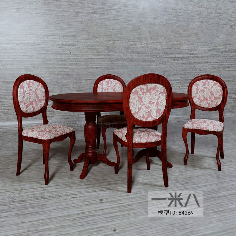 European Style Dining Table And Chairs