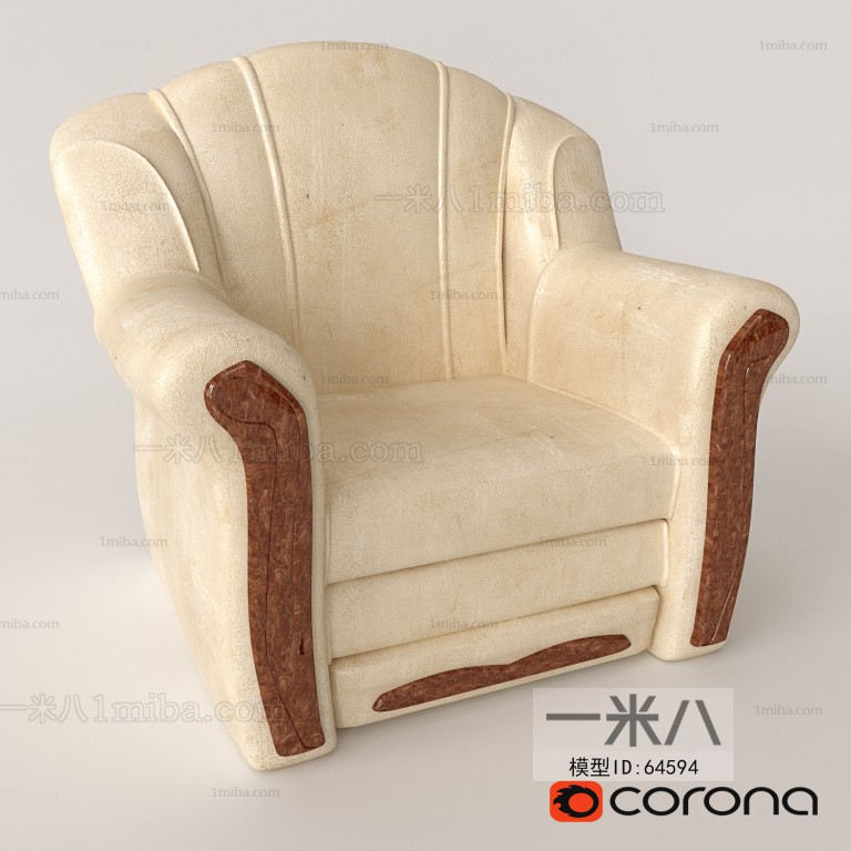 European Style Single Sofa