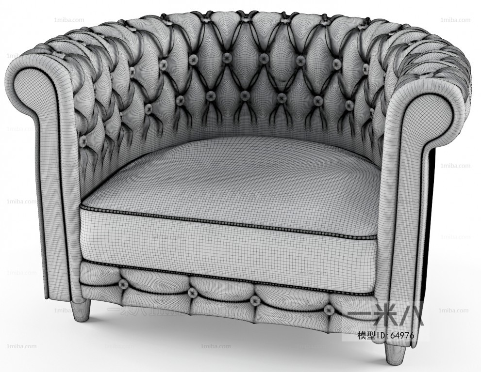 European Style Single Sofa